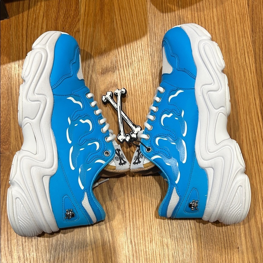 Brand X Blue and White Men's Sneakers 9.5 new in box streetwear shoes